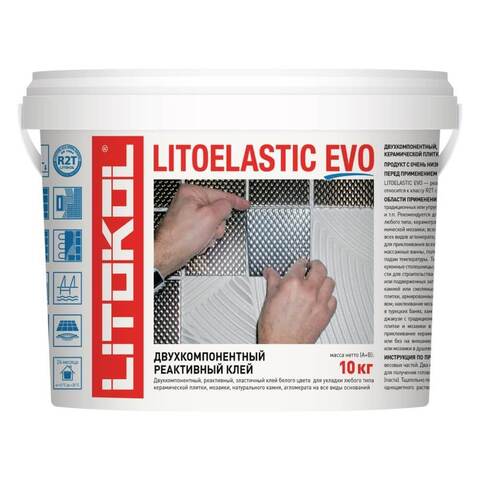 Клей для плитки двухкомпонентный Litokol Litoelastic EVO / Литокол Литоэластик ЭВО