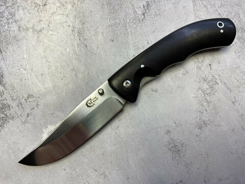 Нож складной Таёжник, кованая 95х18, граб