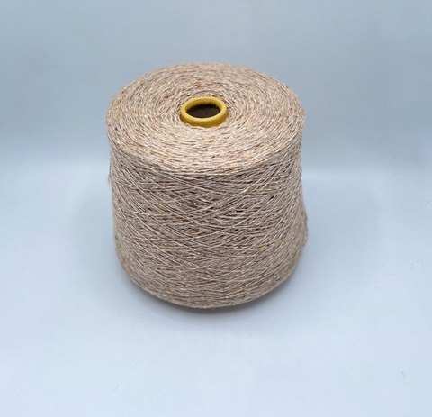 Filcom, Tibet tweed 2/11 550м. 50%Як, 50%Шелк, Бежевый,твидовый, 37143
