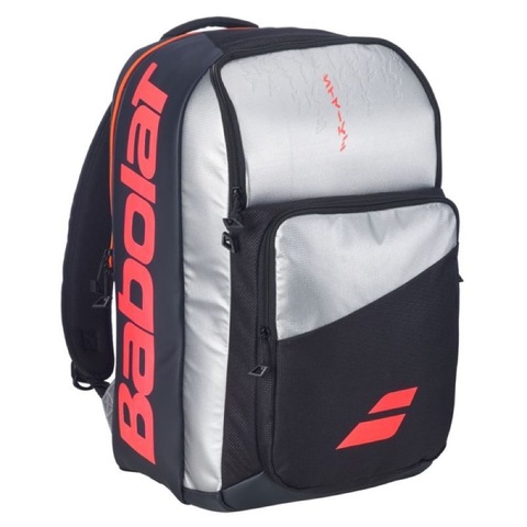 Теннисный рюкзак Babolat Pure Strike Carbon Grey 2025 Grey/Neon Red