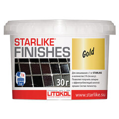 Декоративная добавка для затирки Litokol Starlike Finishes Gold, ведро 30 г