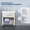 Aquanet 345123 Тумба Сидней 65 цв.дуб атланта/белый (раковина Everson) (345123)