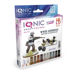 Набор красок WWII German Winter Camouflage - IONIC Smart Colors, 12 × 20 мл