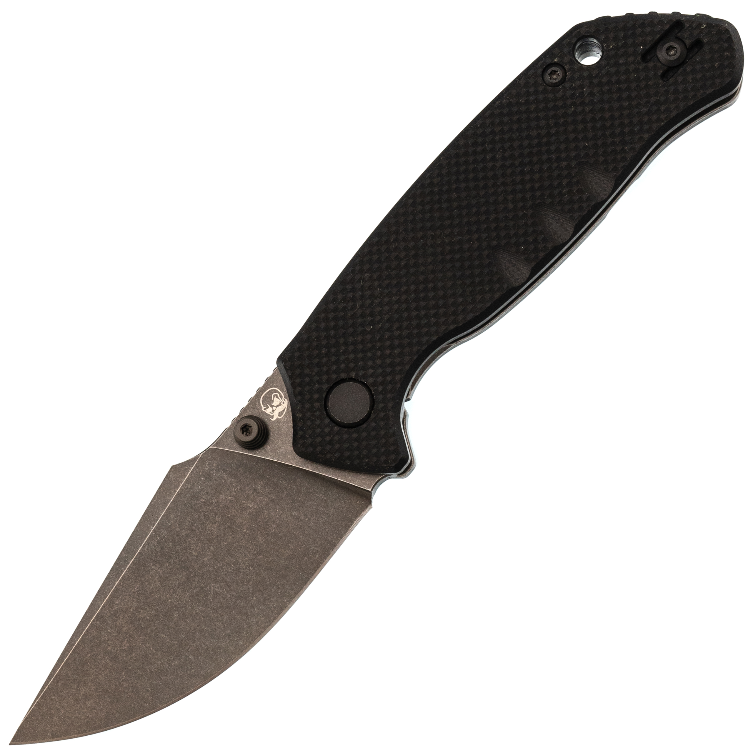 Нож Barmaley Knives Seadevil, сталь D2, рукоять G10/сталь, черный