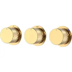Boheme 124-3-G.1 Смеситель встроенный STICK DIAMOND GOLD 3-х проходной фото