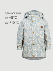 Куртка непромокаемая дождевик Mjölk Blue leopard