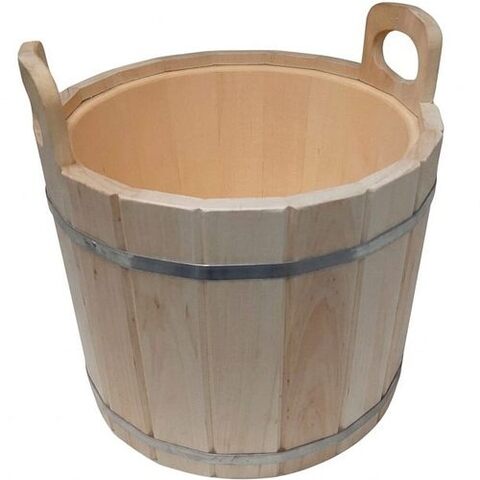Запарник из липы с пластиковой вставкой, 20 л - 3