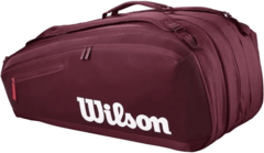 Сумка теннисная Wilson Defyer V1 15PK - Burgundy
