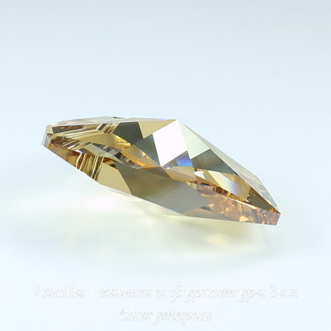 6228 Подвеска Сваровски Сердечко Crystal Golden Shadow (28 мм) ()