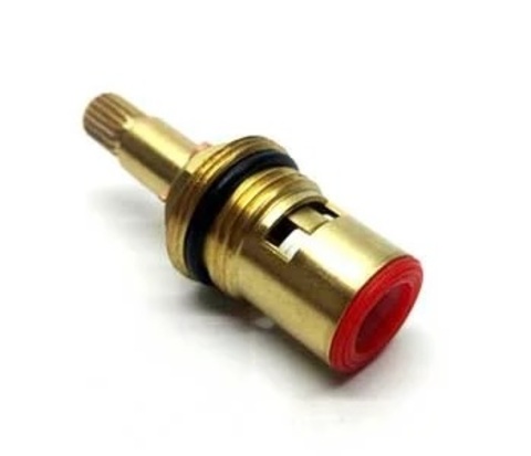 Lemark LM8096R Кран-букса М18 х1.5 (20 шлицов) с керам. прокладками, поворот 90°, горячая LM8096R