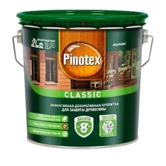 Пропитка декоративная для защиты сосна 2,7л Pinotex Classic