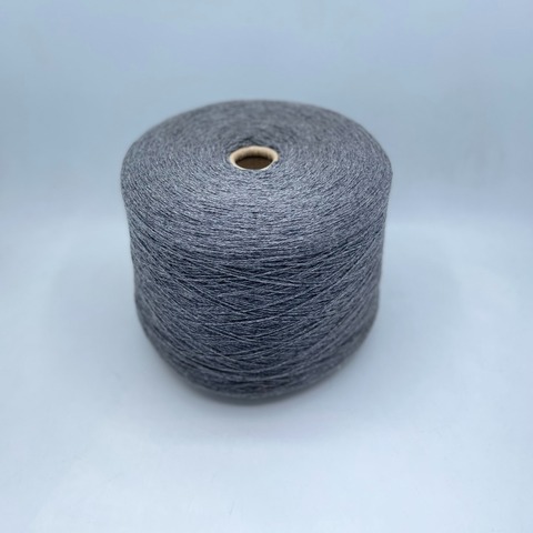 Бобинная пряжа (пр.Италия) art-Cashmere,2/15 750м/100гр. 100%Кашемир , цвет-Графит, меланж арт.29883