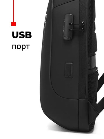 Картинка рюкзак городской Bange BG-7225 black - 6