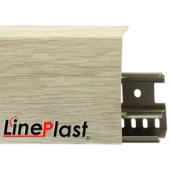Плинтус Line Plast 85 мм LS006 – Бальза светлая