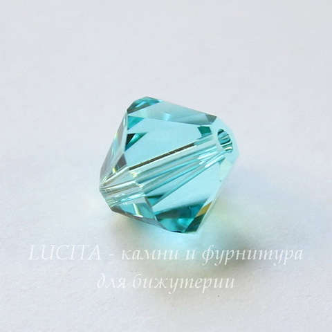 5328 Бусина - биконус Сваровски Light Turquoise 8 мм
