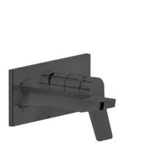 Gessi Rilievo 59092#299 Встраиваемый смеситель для раковины с изливом 175мм (внешние части), цвет: nero XL фото