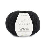 Пряжа Katia Mohair Cotton 82 черный