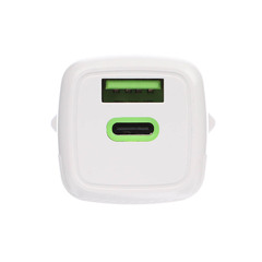 Сетевое зарядное устройство MINI USB-C/USB-A, 30Вт GaN, BY