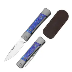 Фото Складной нож Kizer Little Grand, сталь M390, рукоять титан/тимаскус, лимитированная версия