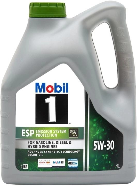Моторное масло Mobil 1 ESP 5W30, API SN, синтетическое 4л