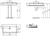 Ideal Standard Conca T379401 Раковина 80 см без отверстия под смеситель, с отверстием перелива