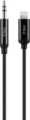 Кабель TTEC 3.5mm Aux - Lightning Sterio Premium Aux Cable, 1м, черный