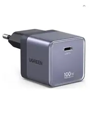 Зарядное устройство UGREEN X880 (75240B) 100W USB-C GaN EU с кабелем USB-C серый