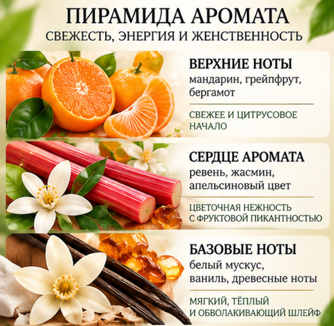 Духи женские MONO #9 MANDARIN - RHUBARB (907) 25мл Dilis — фото 2