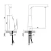 Lemark Shift LM4305C Смеситель для кухни