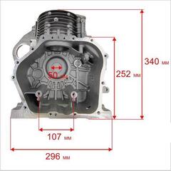 Цилиндр блок двигателя UNITED PARTS UD186 d86мм (эл. стартер) дизельный двигатель (90-1354)