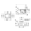 Duravit Starck f Lite 650001012004310 (2510092000+612000012000310) Комплект: Сиденье электронное Starck f Lite 612000012000310 + унитаз подвесной ME by Starck для SensoWash® f