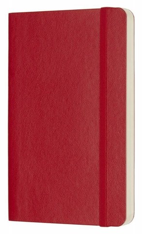 Блокнот Moleskine Classic Soft, цвет красный, пунктир