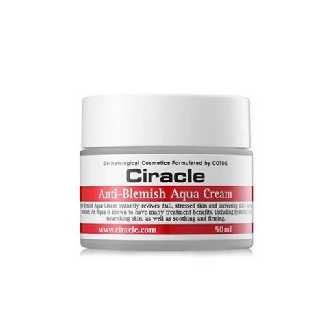 Крем для проблемной кожи лица увлажняющий Anti-Blemish Aqua Cream CIRACLE
