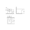 GROHE Cube 3948500H Чаша унитаза приставного под скрытый