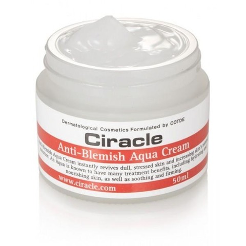 Крем для проблемной кожи лица увлажняющий Anti-Blemish Aqua Cream CIRACLE