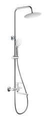 Стойка душевая со смесителем HAIBA HB24557-8 хром-белый