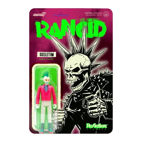 Фигурка Super7 Rancid: Rancid Punk Skeletim (Glow)