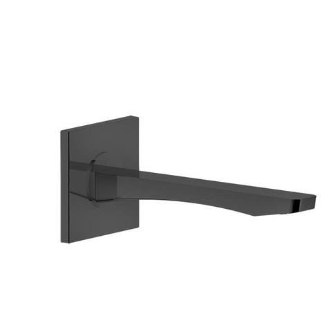 Gessi Rilievo 59100#299 Настенный излив на 1/2”, комбинируемый с удаленным управлением (не входит в комплект)., цвет: nero XL