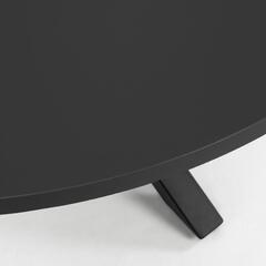 ARYA Круглый Ø 119 cm MDF стол со стальными черными ножками