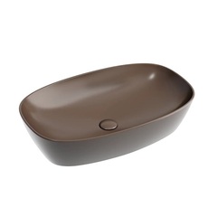 Ceramica Nova Element CN6049MDB Умывальник чаша накладная овальная, 60x38, цвет: темно-коричневый матовый фото