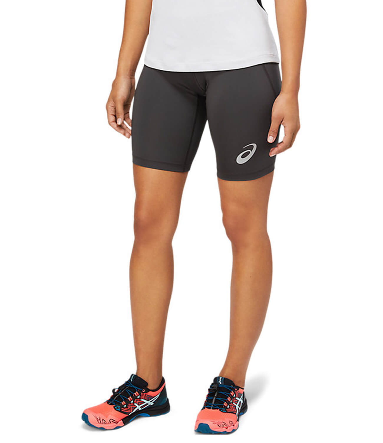 Asics Fujitrail Sprinter тайтсы для бега женские серые