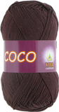 Пряжа Vita Coco 080 темный шоколад