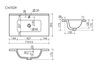 Ceramica Nova Compact CN7029 Раковина мебельная накладная 710x395x170, цвет белый