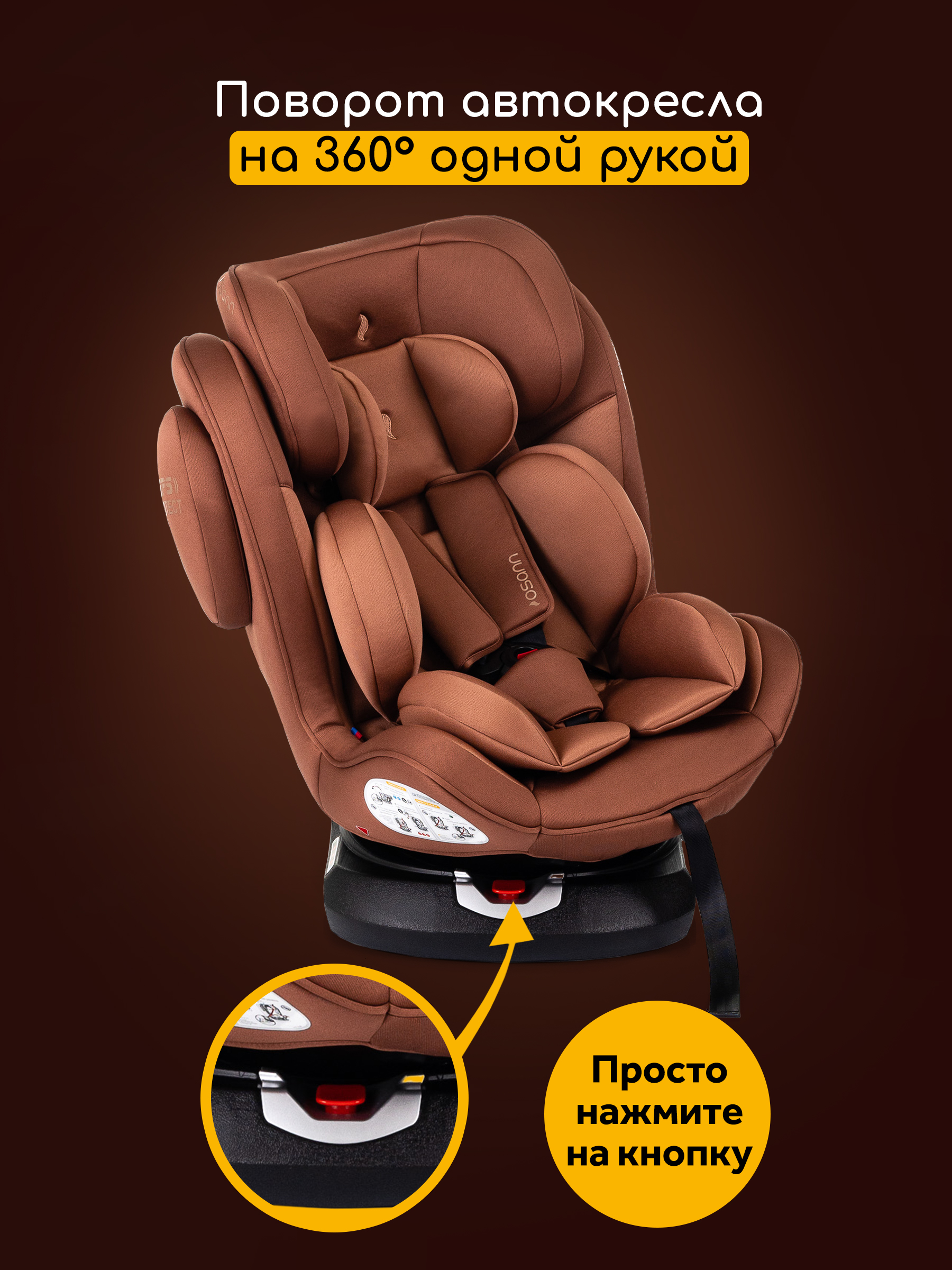 Детское автокресло Osann Eno360 Caramel