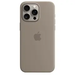 Силиконовый чехол с поддержкой MagSafe Apple Silicone Case для iPhone 15 Pro Max, Clay (Пепельно-коричневый)