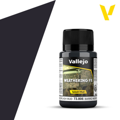 Weathering Effects 40ml. Wet Black Splash Mud