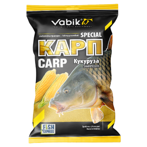 Прикормка Vabik SPECIAL Карп Кукуруза 1кг 10 шт/уп.