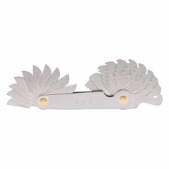 Резьбомер UNC 4-64Tpi 22шт MASTER-TOOL 1090202010033