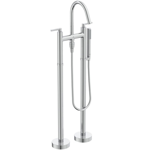 Ideal Standard Joy Neo BD169AA Двурукоятковый напольный смеситель для ванны Chrome (Хром)