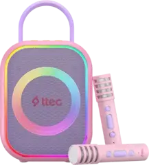 Караоке-набор TTEC VocalMate портативный беспровод детский, розовый